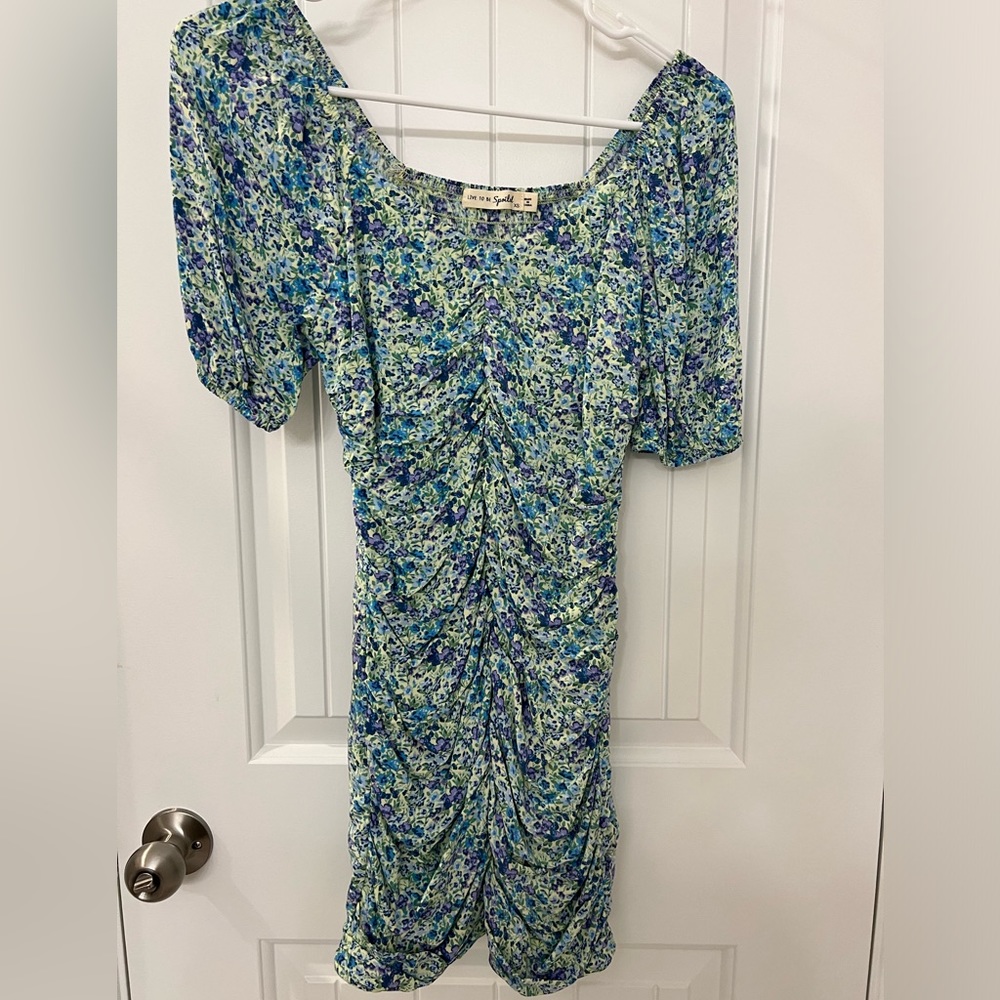 Floral mini dress